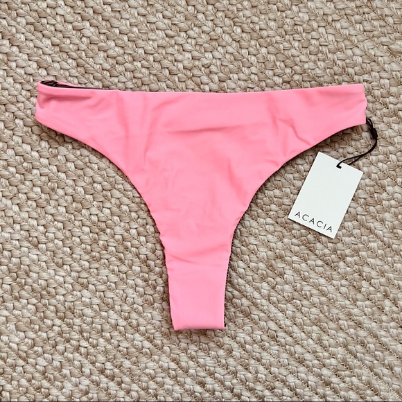 Acacia Brazil Bottom in the color “Darling”. Size large. NWT & hygiene liner. - Picture 2 of 3